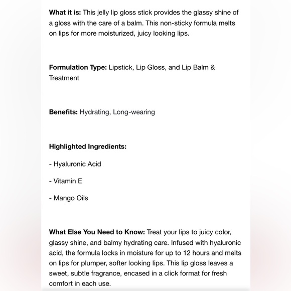 YSL Candy Glaze Lipgloss Stick Shade 2 NIB - Picture 6 of 9